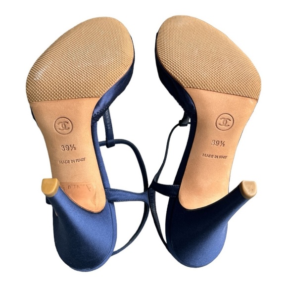 Chanel Satin T-Strap Slingback - Picture 5 of 10